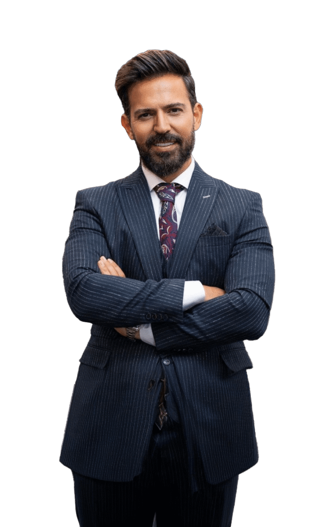 Professional portrait of Edvin Jones, Esq., experienced injury law lawyer at a top personal injury law firm in Las Vegas, dedicated to protecting clients’ rights and delivering justice.