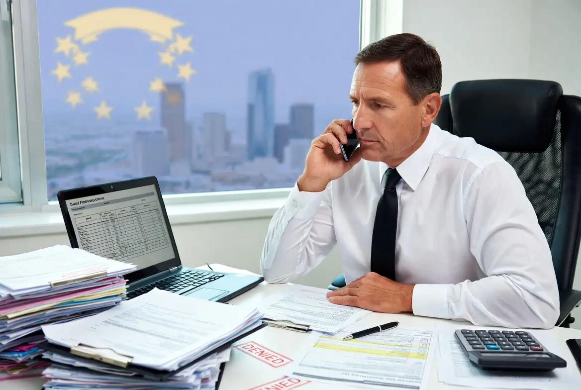 Insurance adjuster reviewing a personal injury claim while negotiating a settlement, illustrating common insurance company tactics used to reduce compensation for accident victims in Nevada.