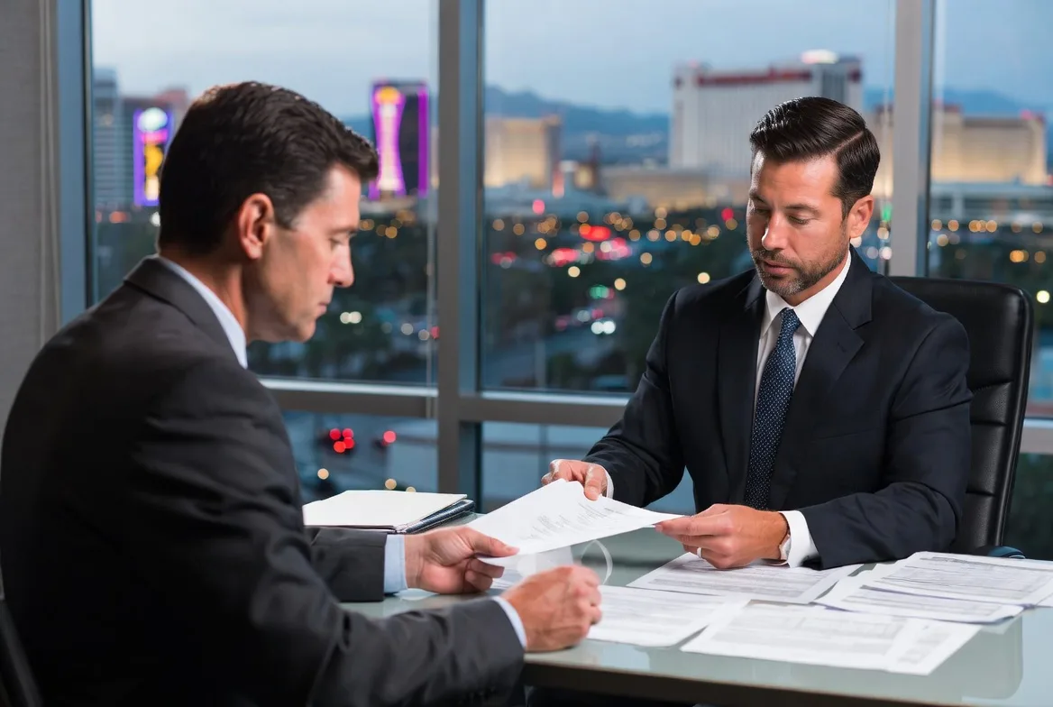 Edvin Jones, Las Vegas personal injury lawyer, helping an Uber and Lyft accident victim in Nevada. ادوین جونز، وکیل آسیب‌های شخصی در لاس‌وگاس، در حال مشاوره با قربانی تصادف اوبر و لیفت در نوادا. Injured in an Uber or Lyft accident? Contact Edvin Jones, Personal Injury Lawyer, for a free consultation. Call 702-337-3430. در تصادف اوبر یا لیفت آسیب دیده‌اید؟ با ادوین جونز، وکیل آسیب‌های شخصی، برای مشاوره رایگان تماس بگیرید. 702-337-3430