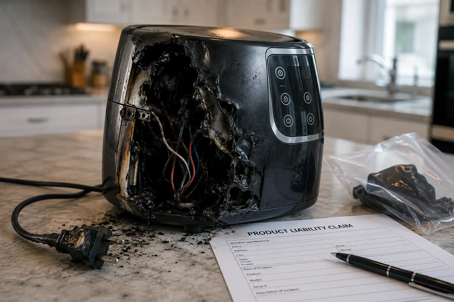 Defective consumer product involved in a product liability claim in Las Vegas, Nevada